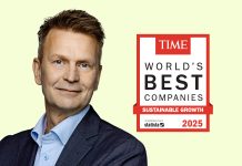 TIME Magazine’s 2025 World’s Best Companies – Sustainable Growth Vaisala’s President and CEO Kai Öistämö