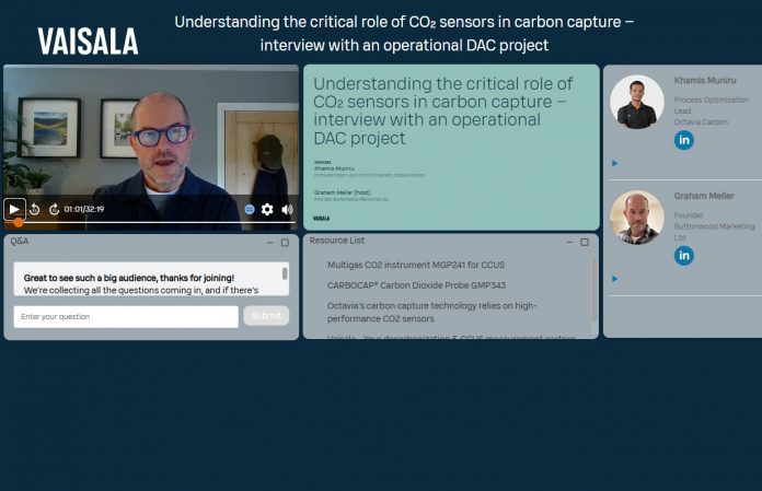 DAC Carbon Capture webinar interview